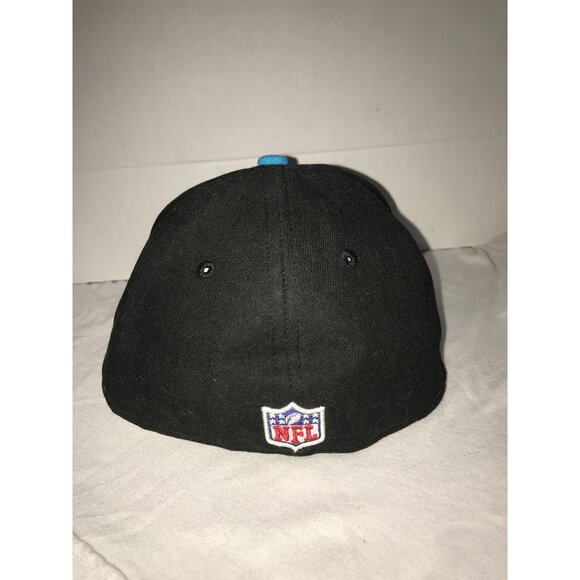 Carolina Panthers 59FIFTY Black & Blue Fitted Cap By New Era Size 7 3/8 - Picture 4 of 6